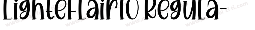 LighteFlair10 Regula字体转换